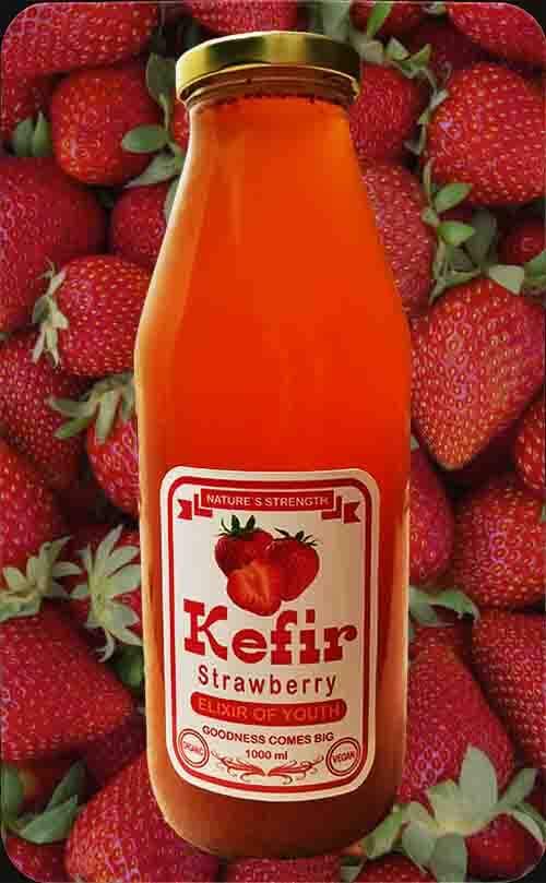 Strawberry Water Kefir